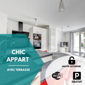 Chic Appart Terrasse Zen & Parking